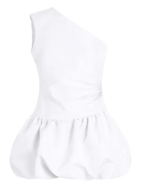 Patou one-shoulder bloomer mini dress White DR1710011001W