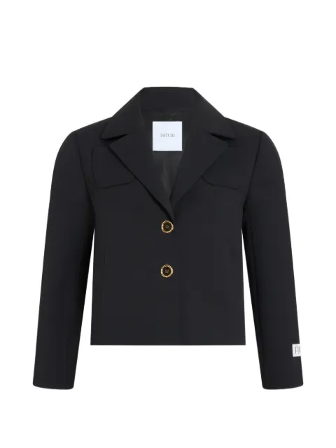 Patou short tailored jacket Black JA0460103999B