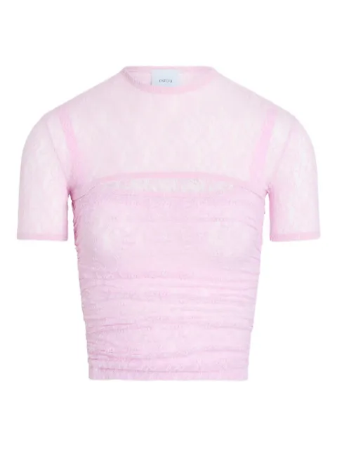 Patou lace T-shirt Pink JE2429965461P