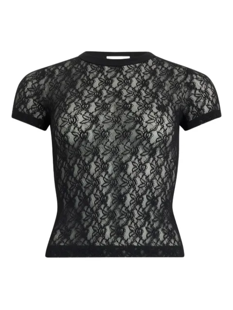 Patou lace T-shirt Black JE2389965999B