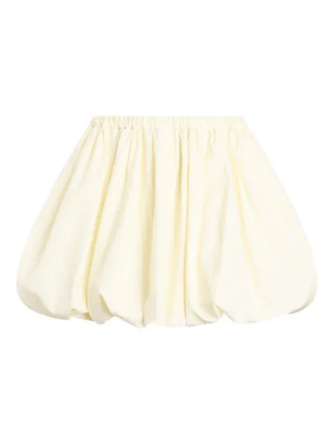 Patou elasticated-waist bloomer mini skirt Yellow SK11002485969