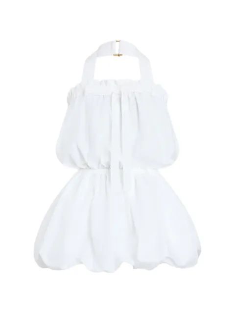 Patou halterneck bloomer mini dress White DR2450017001W