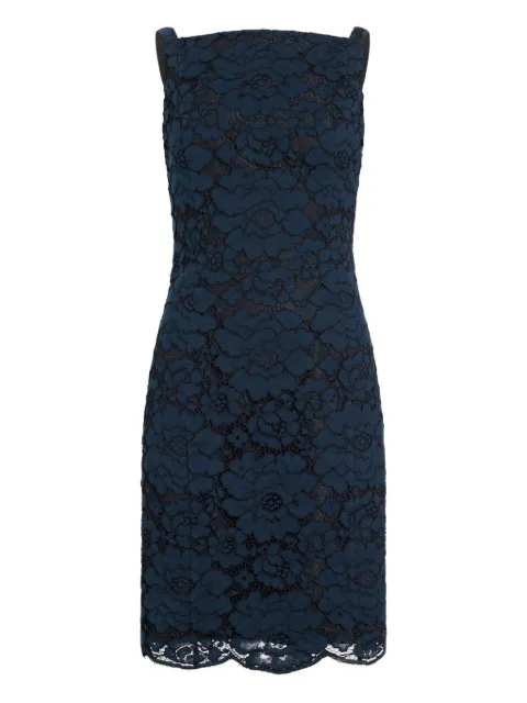 Patou floral-lace mini dress Blue DR2520247694N