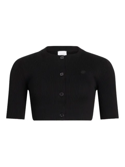 Patou cropped cardigan Black KN3248090999B