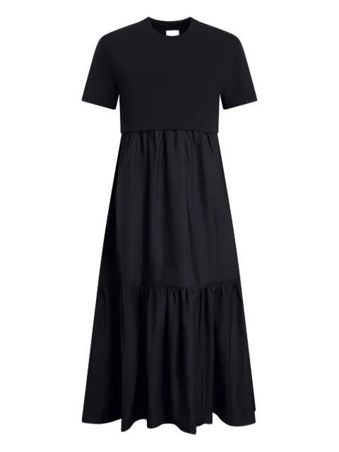 Patou short-sleeves midi dress Black JE2489990999B