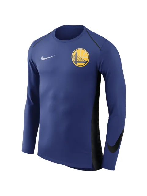 Nike x NBA Golden State Warriors Hyper Elite Shooter long-sleeve T-shirt Blue 856978