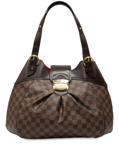 Louis Vuitton Pre-Owned 2010 Damier Ebene Sistina GM shoulder bag Brown 4NVBBP6UNNGLOZFU