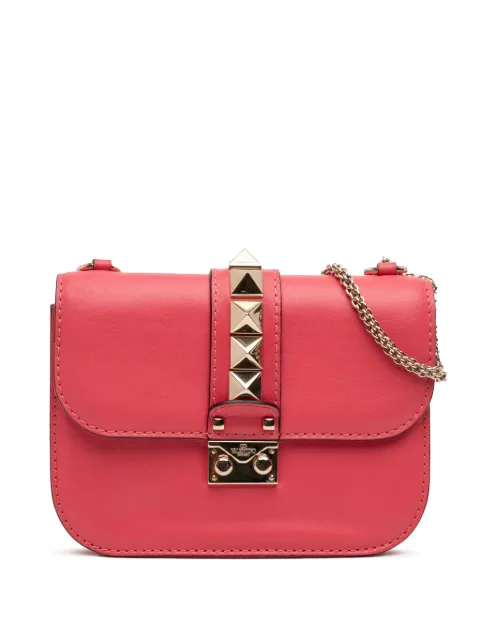 Valentino Garavani Pre-Owned 2010-2025 Small Rockstud Glam Lock crossbody bag Pink 99BEKV8THGCC4PT4