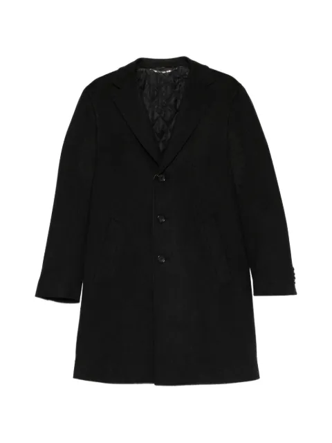 Canali buttoned coat Black 55918FU05521
