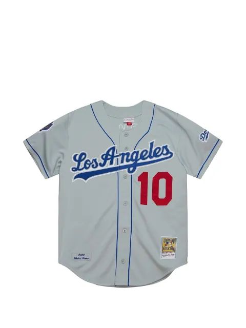 Mitchell & Ness Hideo Nomo Los Angeles Dodgers Gray 2002 jersey Grey AJY15337LAD02HNOCHRM