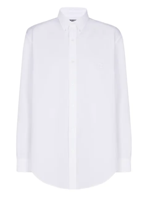 Balmain cotton poplin shirt White GH1HS496CG39