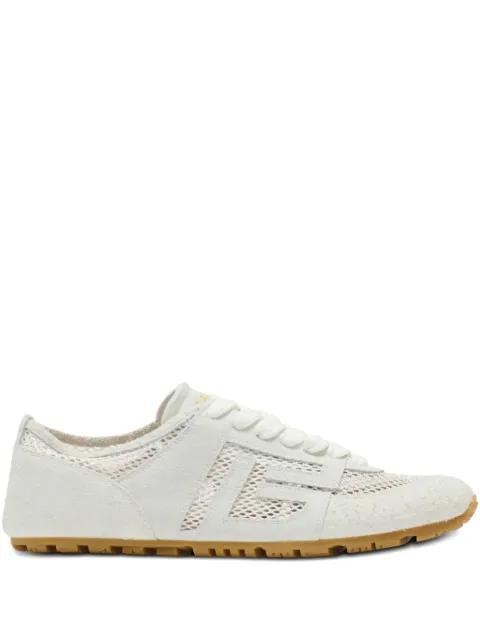 Balmain Racer 45 trainers in calfskin, suede and nylon White GN1VI761THCM