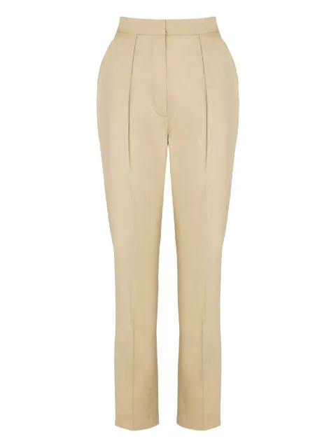 Balmain darted tailored trousers Neutrals GF1PN190CG43