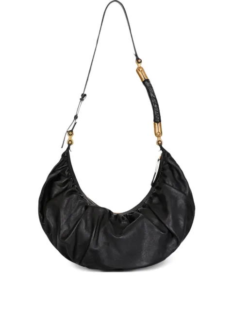Balmain Ébène shoulder bag in calfskin leather Black GM1BU277LOLP