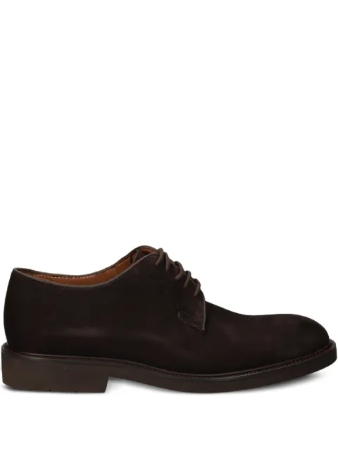 Lottusse lace-up suede Derby shoes Brown LL07234