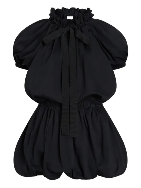 Patou tie-fastening mini dress Black JE2219999999B