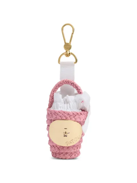 Patou raffia keyring Pink AC0980140461P
