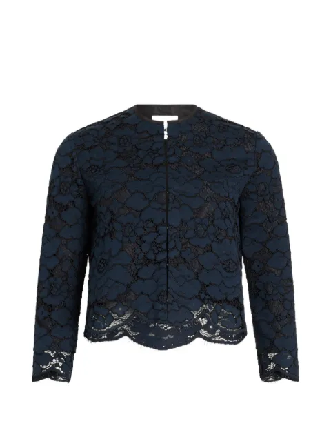 Patou lacework jacket Blue JA0690247694N