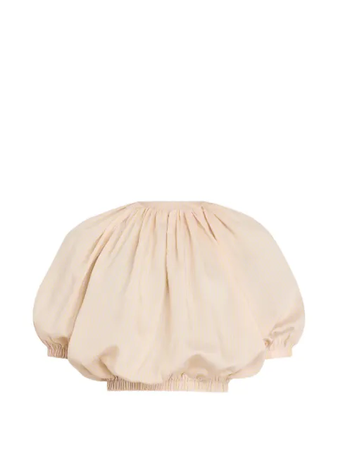 Patou striped-pattern top Neutrals TO17702515971