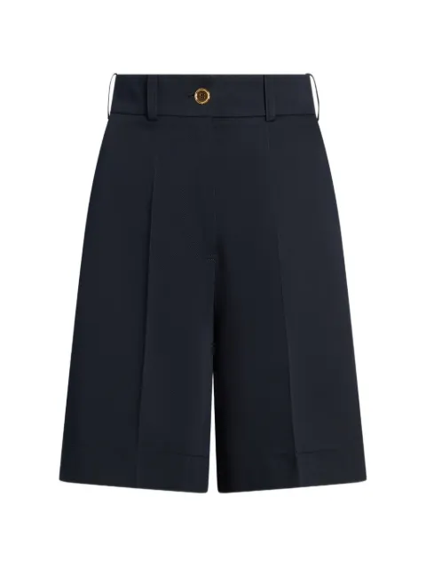 Patou pleated bermuda shorts Blue TR0620074698N
