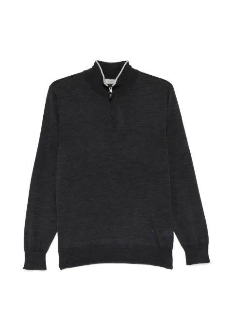 Canali zip-fastening sweater Grey C0015MK01686