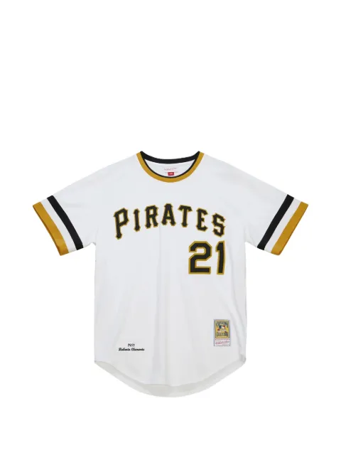 Mitchell & Ness x MLB 1971 Pittsburgh Pirates Roberto Clemente Home Jersey T-shirt White AJY15616PPI71RCLWHIT