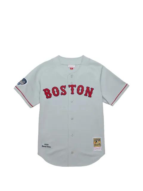 Mitchell & Ness x MLB David Ortiz 2004 Boston Red Sox shirt Grey AJY17181BRS04DORCHRM