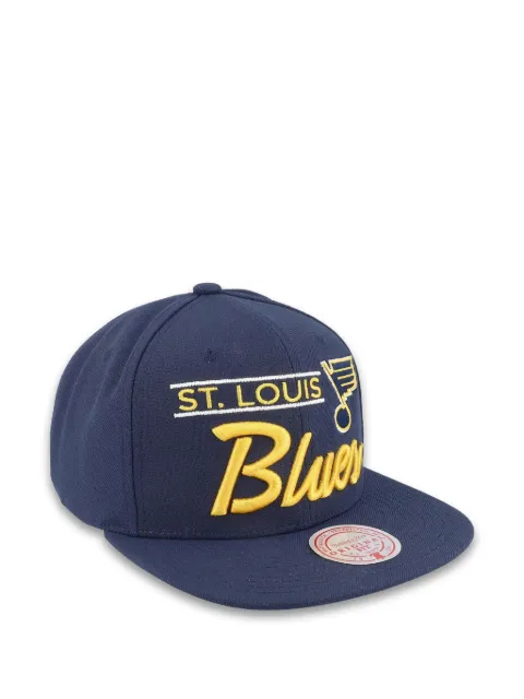 Mitchell & Ness St. Louis Blues NHL Retro Lock Up snapback cap Blue 6HSSLD21213SLUBLUE