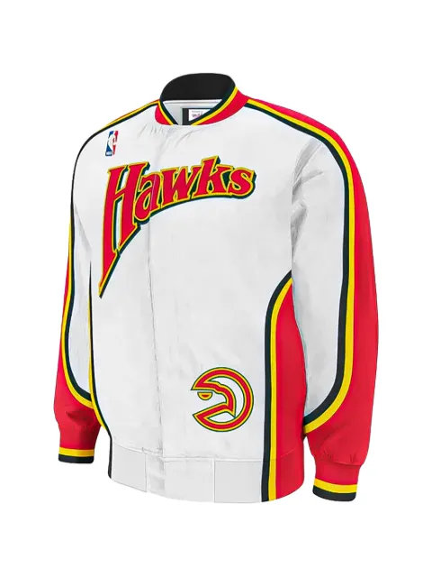 Mitchell & Ness 1992-1993 Atlanta Hawks bomber jacket White 6056H305792AHA