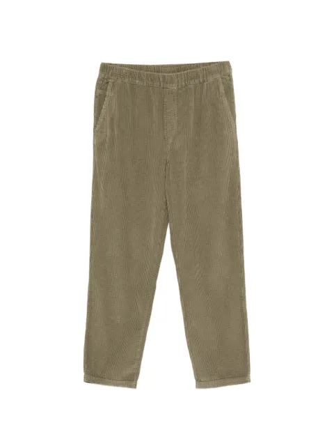 American Vintage elasticated corduroy trousers Green MPADO10AE26