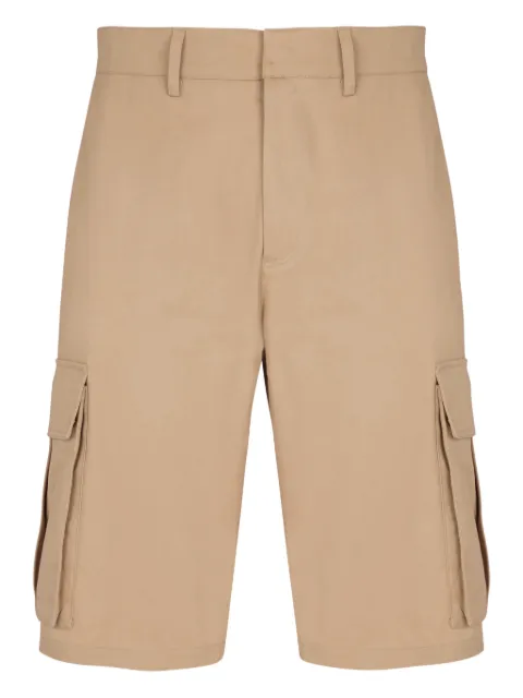 Balmain cotton cargo shorts Neutrals GH1PA181CG43