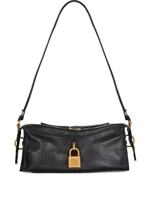 Balmain Pulse padlock-detail shoulder bag Black GM1HH279LOLP