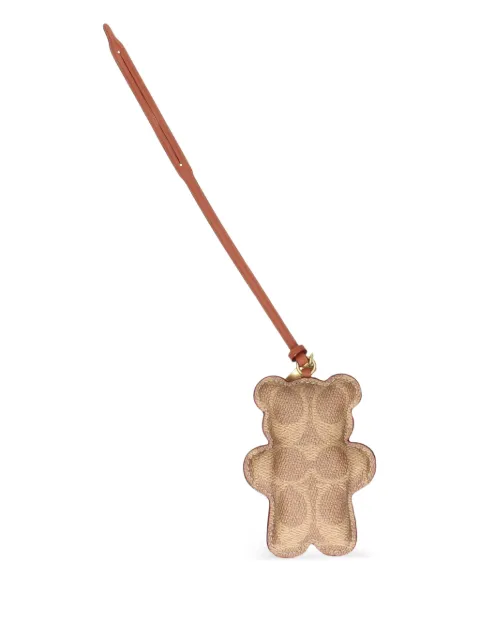 Coach bear patterned keyring Neutrals CCX44