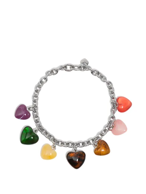 BIMBA Y LOLA heart-charm chain necklace Silver 261BAE11710500