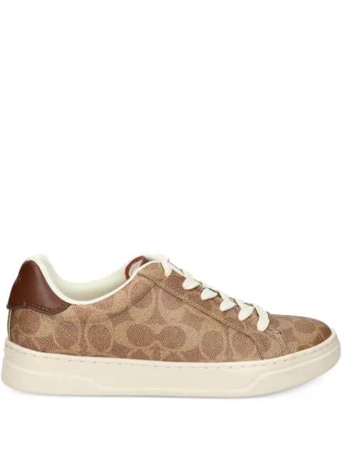 Coach High Line logo-print sneakers Neutrals CCN67