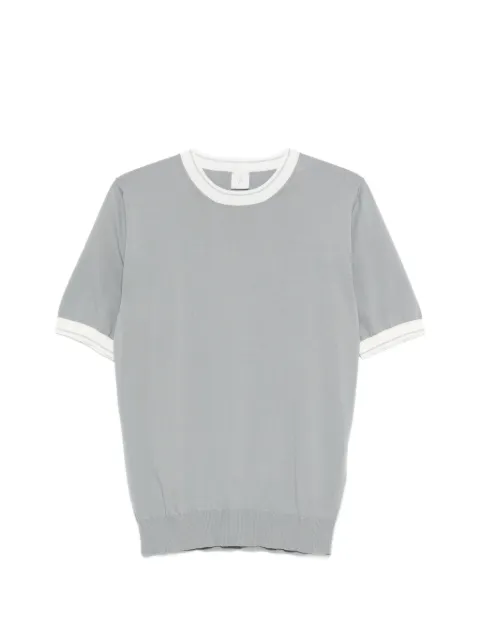 Eleventy contrast-trim T-shirt Blue M76MAGM19MAG0M013080113