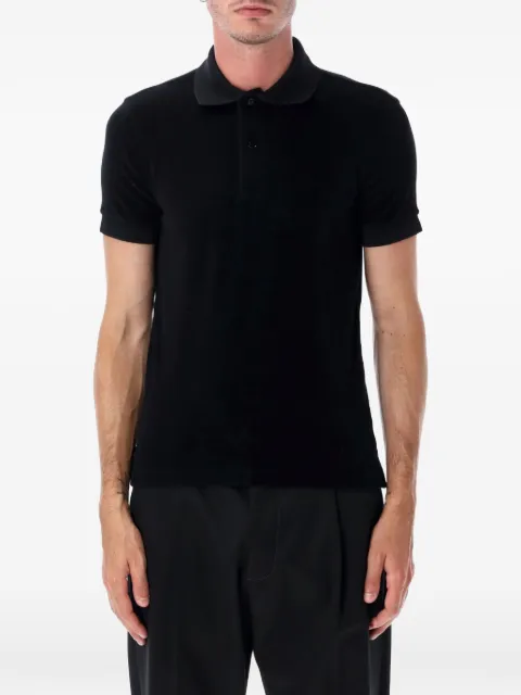 TOM FORD short-sleeves polo shirt Black JPS003JMC079