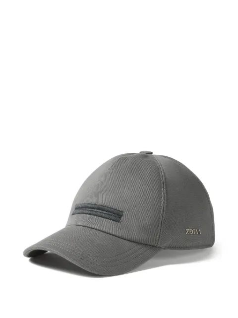 Zegna embroidered-logo baseball cap Grey Z3I16HA3B3R