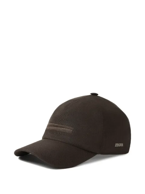 Zegna oasi lino baseball cap Brown Z3I18HA3B7M