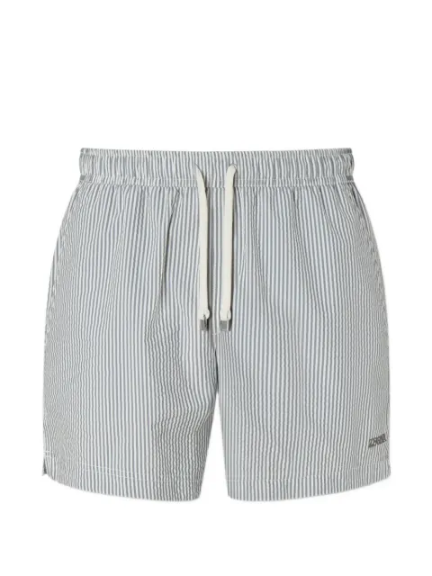 Zegna striped swim trunks White AHB14A3BHEL00