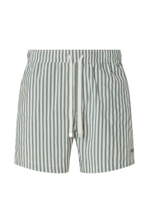 Zegna striped swim shorts Green AHB13A3BHEL00