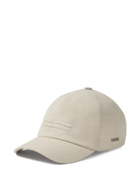 Zegna ivory oasi linen baseball cap Neutrals Z3I18HA3B7M