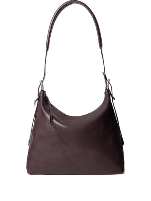 LEMAIRE small belted shoulder bag in leather Brown BG0223LL0108