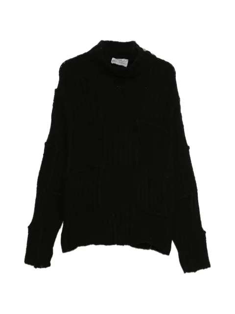Dolce & Gabbana Pre-Owned 2010s panelled sweater Black DG250ACX