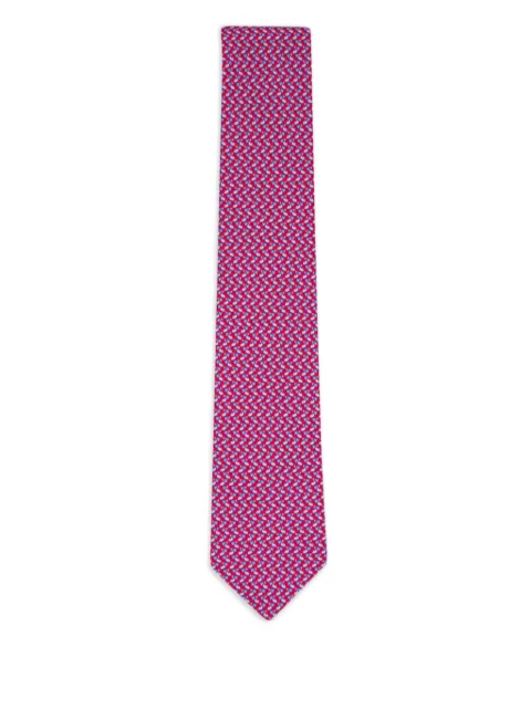 Ferragamo pilican-pattern tie Red 788924