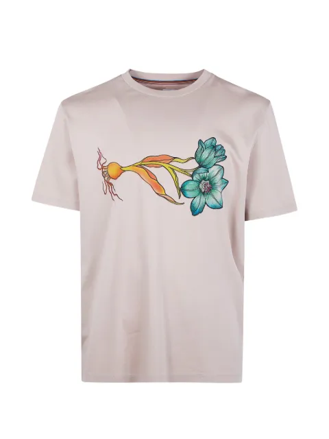 Paul Smith floral-print T-shirt Neutrals M1R919TVP5463