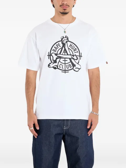 A BATHING APE® graphic T-shirt White 001TEL801053MWHT