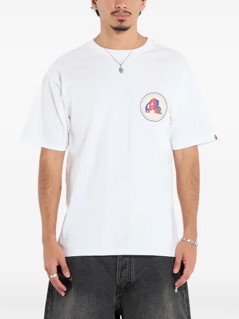A BATHING APE® Ape Transit Authority T-shirt White 001TEL801051MWHT