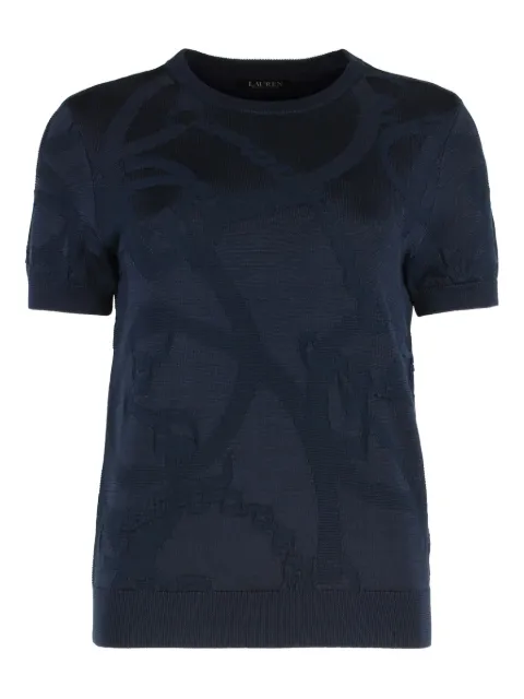 Lauren Ralph Lauren round-neck short-sleeve T-shirt Blue 200P03475
