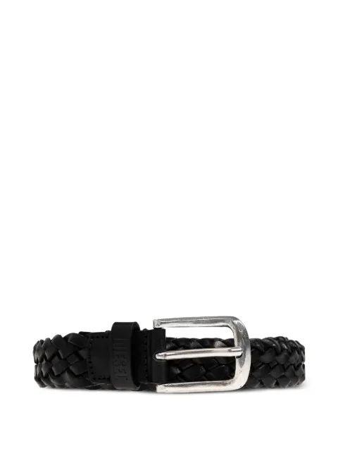 Diesel B-Flag braided belt Black X10595P8808
